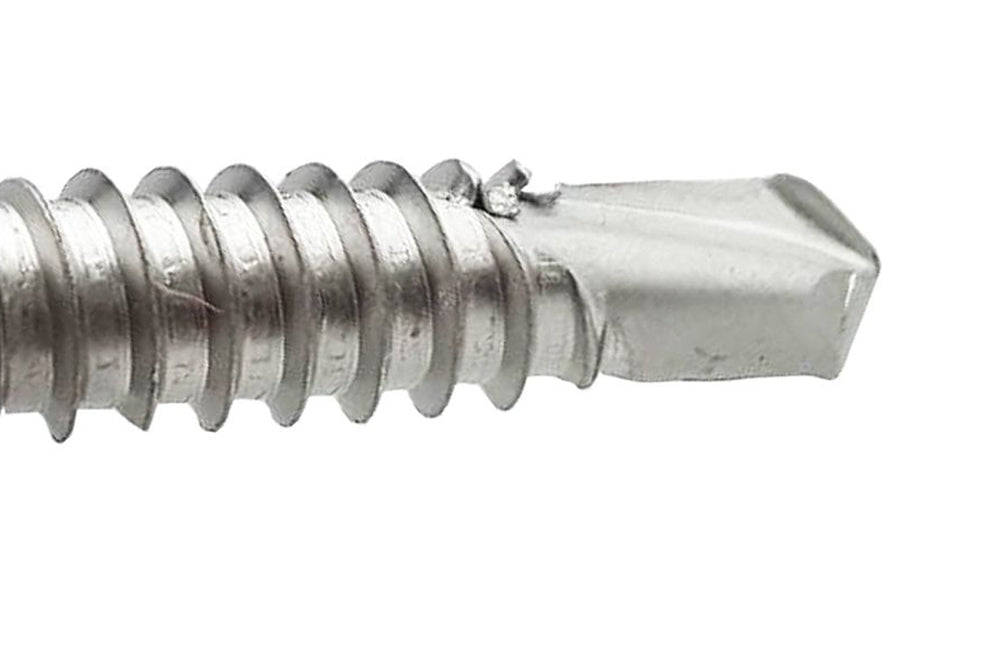 Self-Tapping Tek Screws #12 1" Stainless Steel (pack of 50)