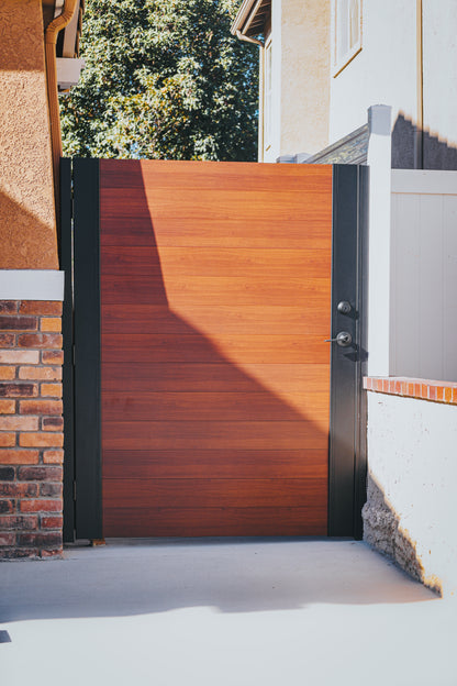 Alumission Aluminum Gate Kit. Powder Coated (Side Gate/Yard Gate) New York Style