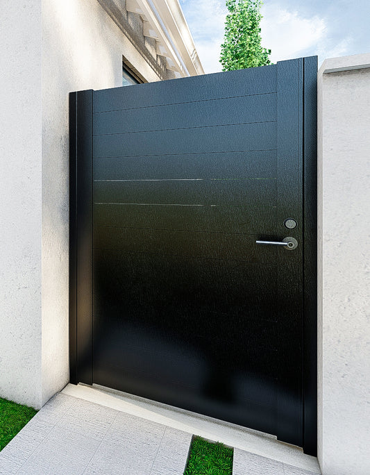 Alumission Aluminum Gate Kit. Powder Coated (Side Gate/Yard Gate) New York Style