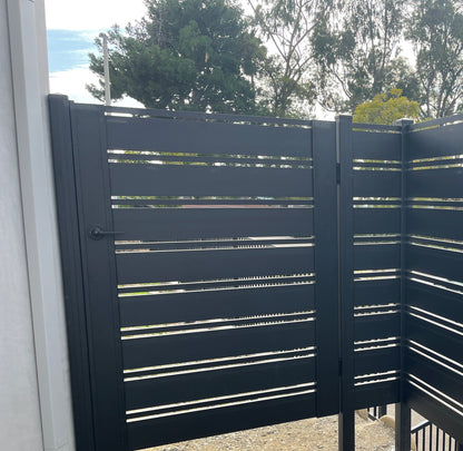 Alumission Aluminum Gate Kit. Powder Coated (Side Gate/Yard Gate) Miami Style